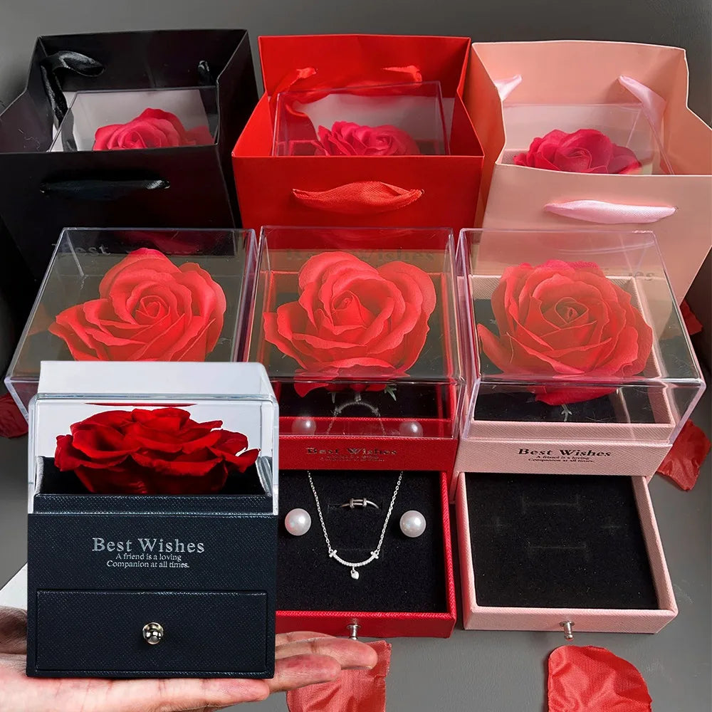 Rose Flower Gifts Box