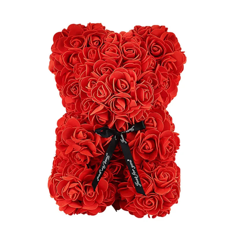 Artificial Flower Rose Teddy Bear